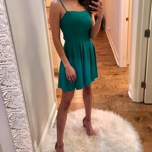 Turquoise Skater Dress